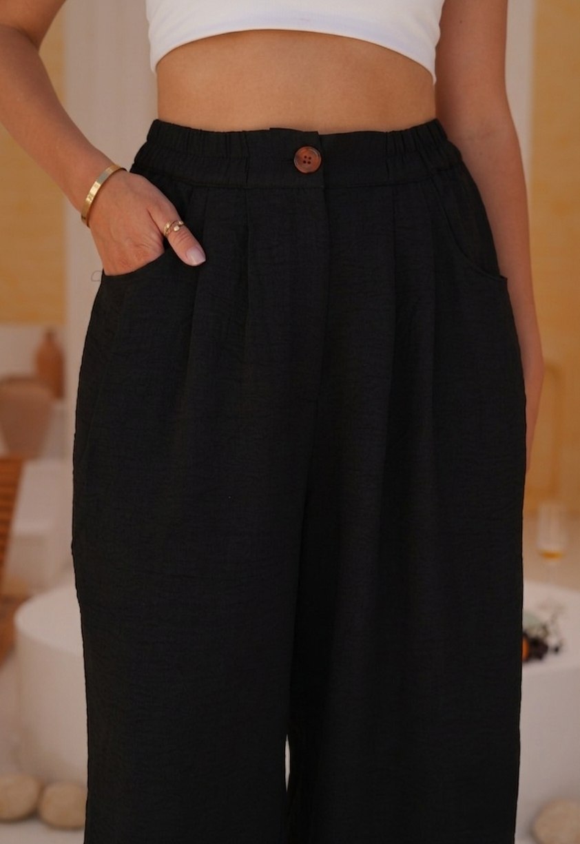 Palazzo Breeze Linen Pants