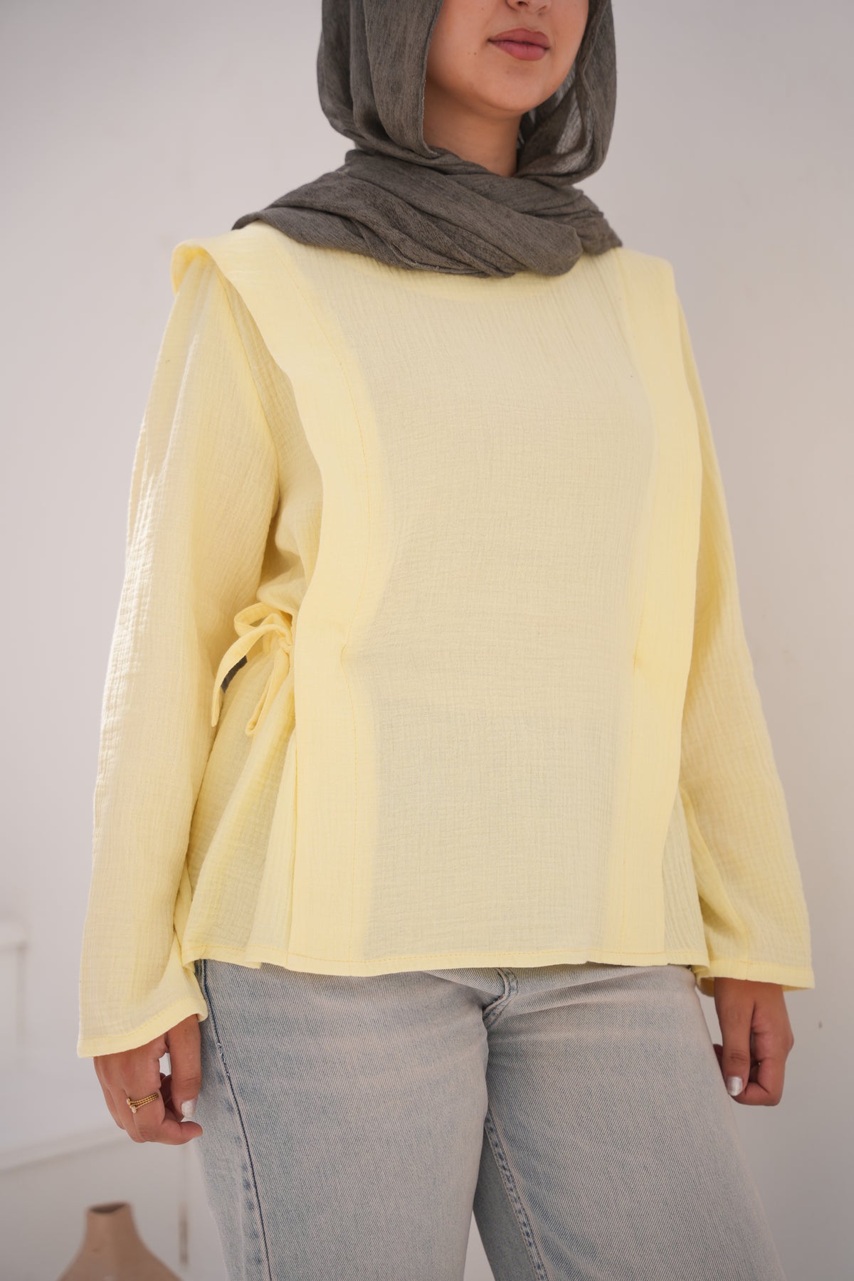 Flow Pleated Crinkle Blouse