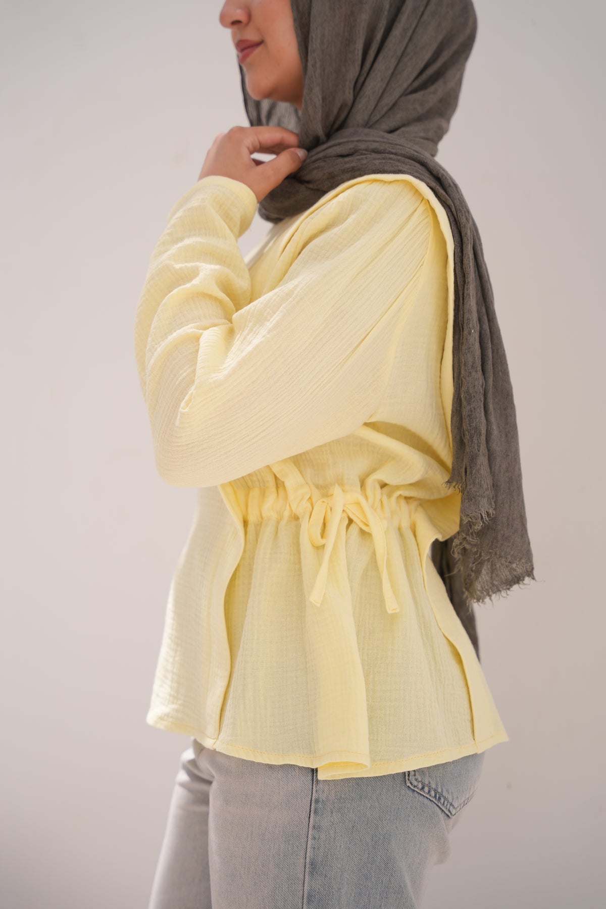 Flow Pleated Crinkle Blouse
