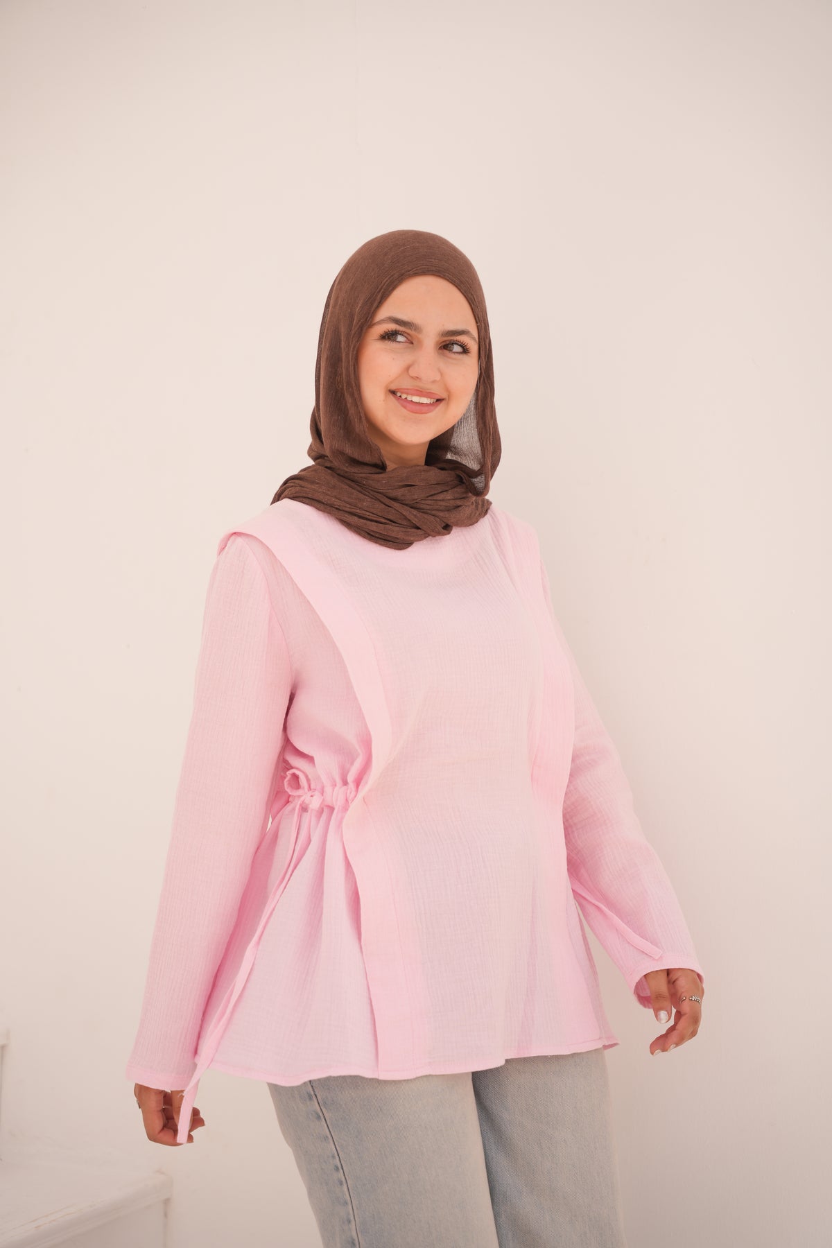 Flow Pleated Crinkle Blouse