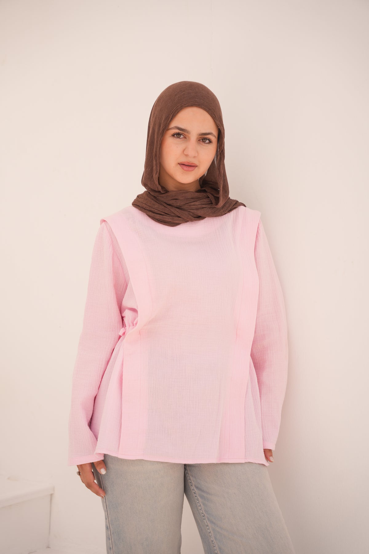 Flow Pleated Crinkle Blouse
