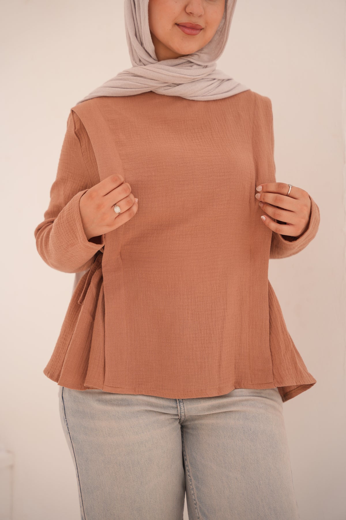 Flow Pleated Crinkle Blouse