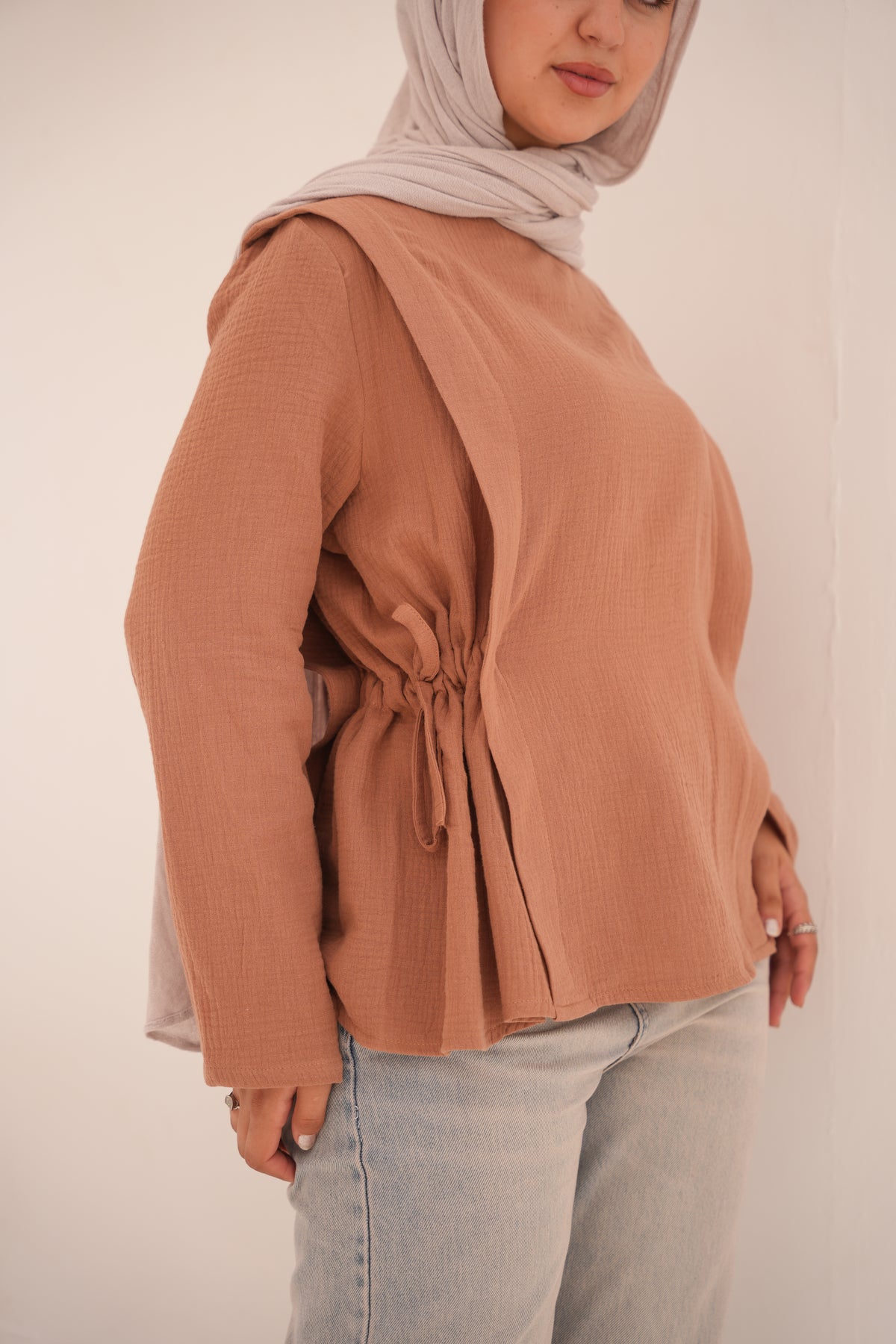 Flow Pleated Crinkle Blouse