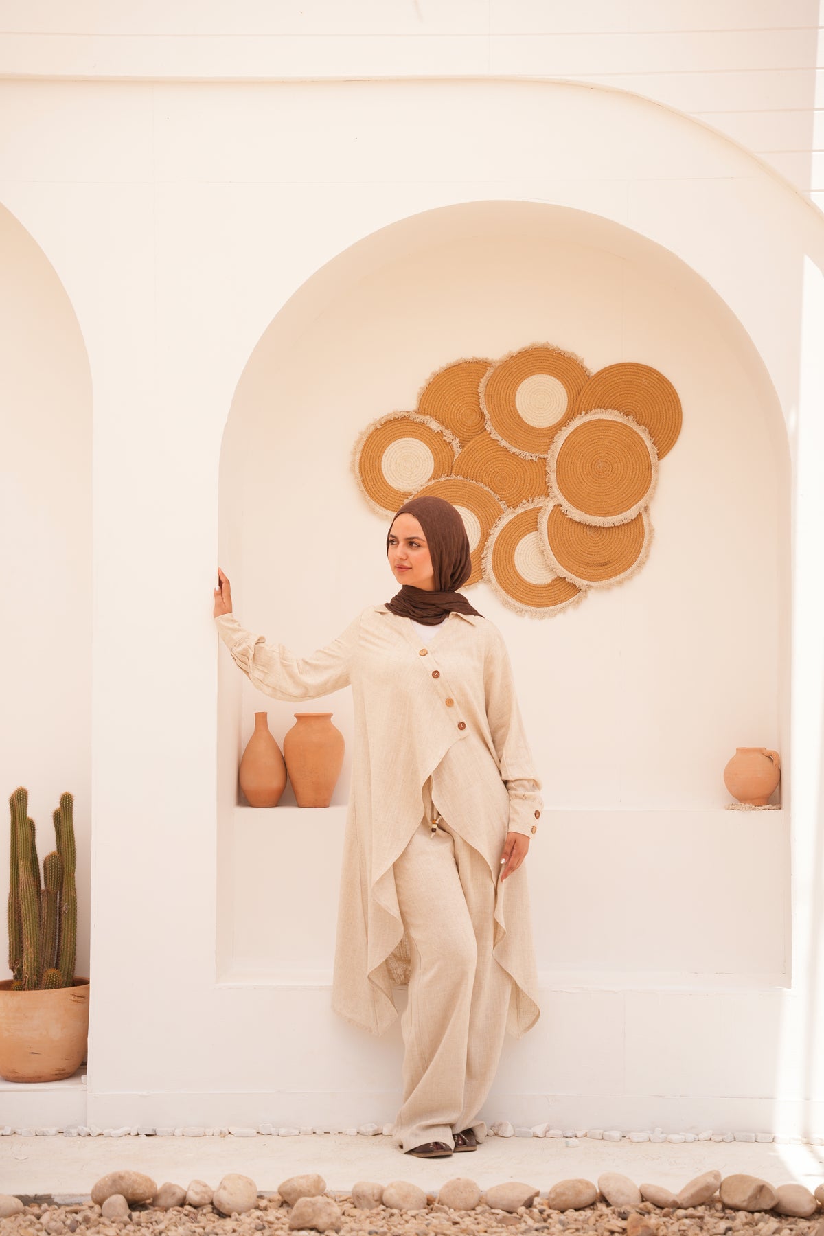 Nomad Wrap linen Set